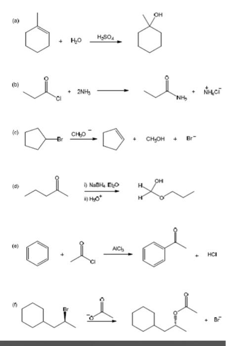 Solved 10. State whether the following reactions are | Chegg.com