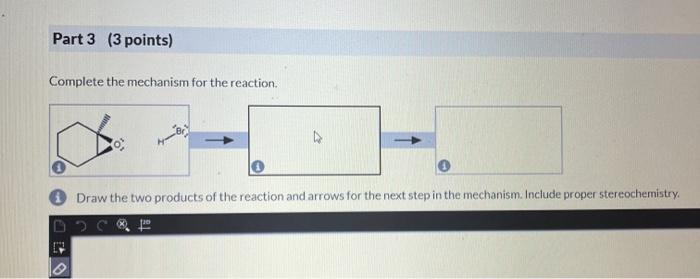 Solved Complete the mechanism for the reaction. Draw the | Chegg.com