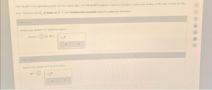 Solved Patyot? voume =ml⋅HCl bot 2CH2 Round youi answer to | Chegg.com