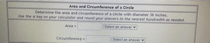 find the area and circumference of a circle of radius 24 cm