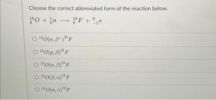 Solved What Is Missing Particle In The Following Reaction? | Chegg.com