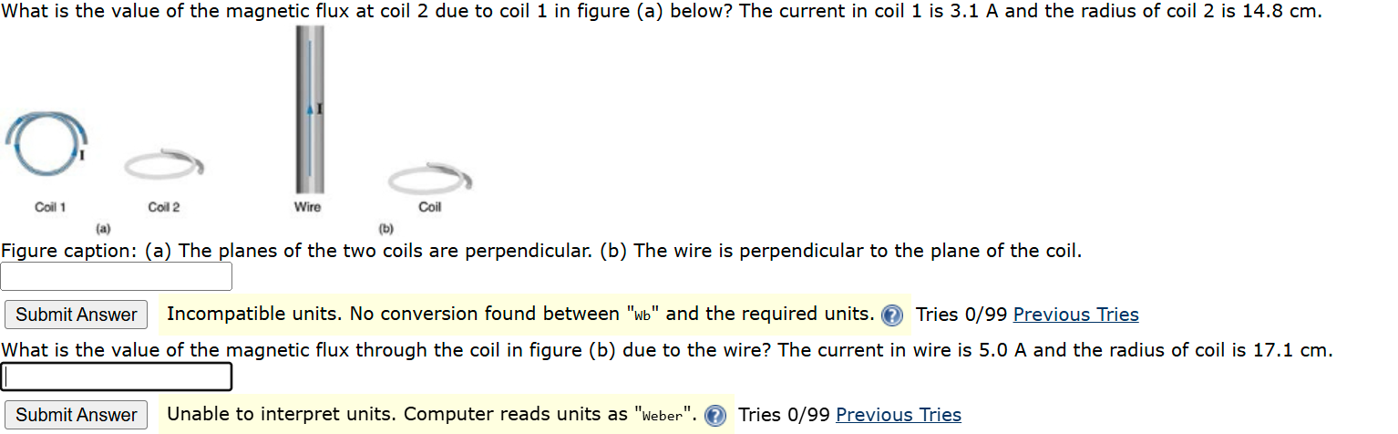 Solved What is the value of the magnetic flux at coil 2 ﻿due | Chegg.com