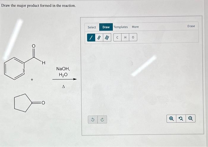Solved Draw the major product formed in the reaction. | Chegg.com