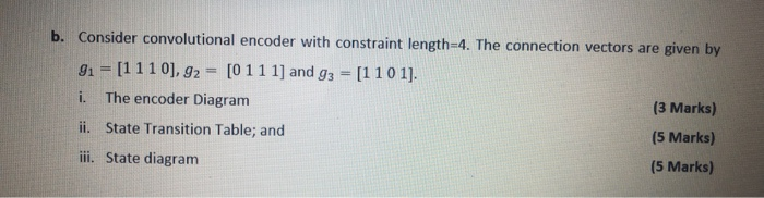 Solved Consider The Convolutional Encoder In The Figu