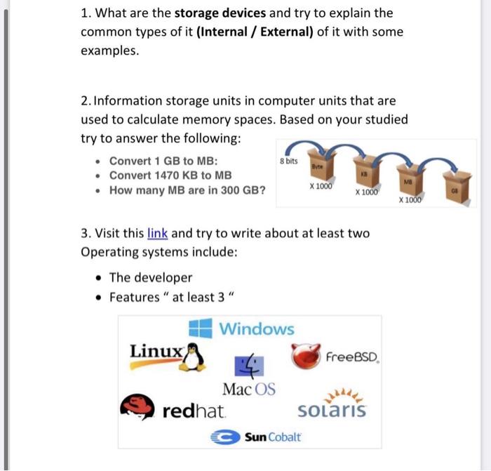 storage device examples