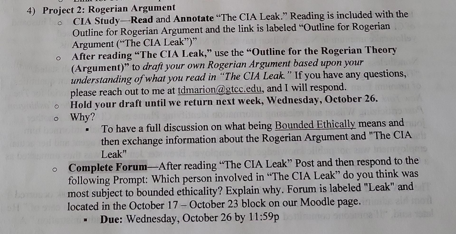 rogerian outline