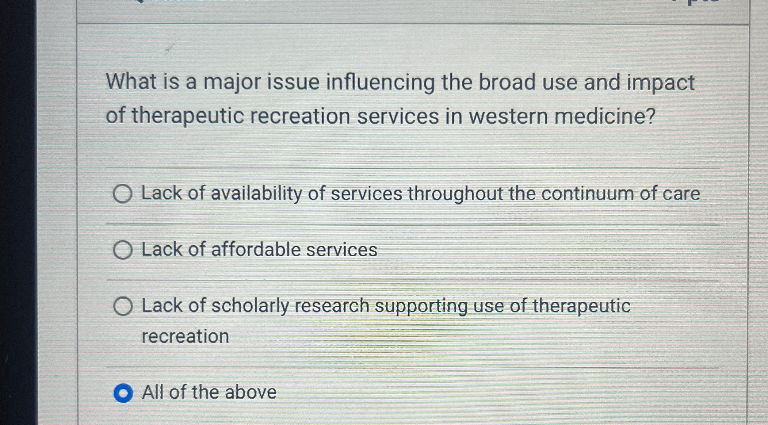 Solved What is a major issue influencing the broad use and | Chegg.com