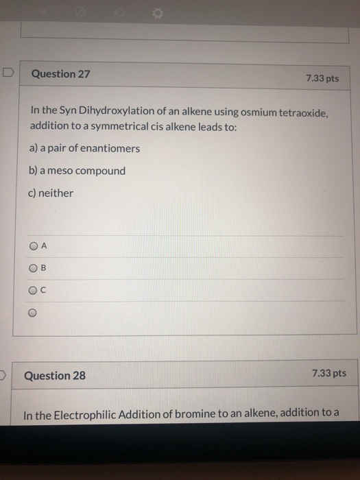 Solved ОЕ Question 23 7.33 pts Which of the following | Chegg.com