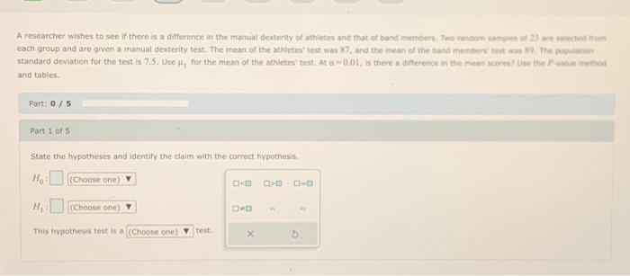 state the hypothesis and identify the claim calculator