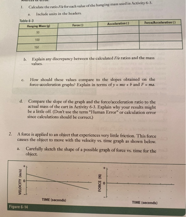 solved-1-calculate-the-ratio-fla-for-each-value-of-the-chegg