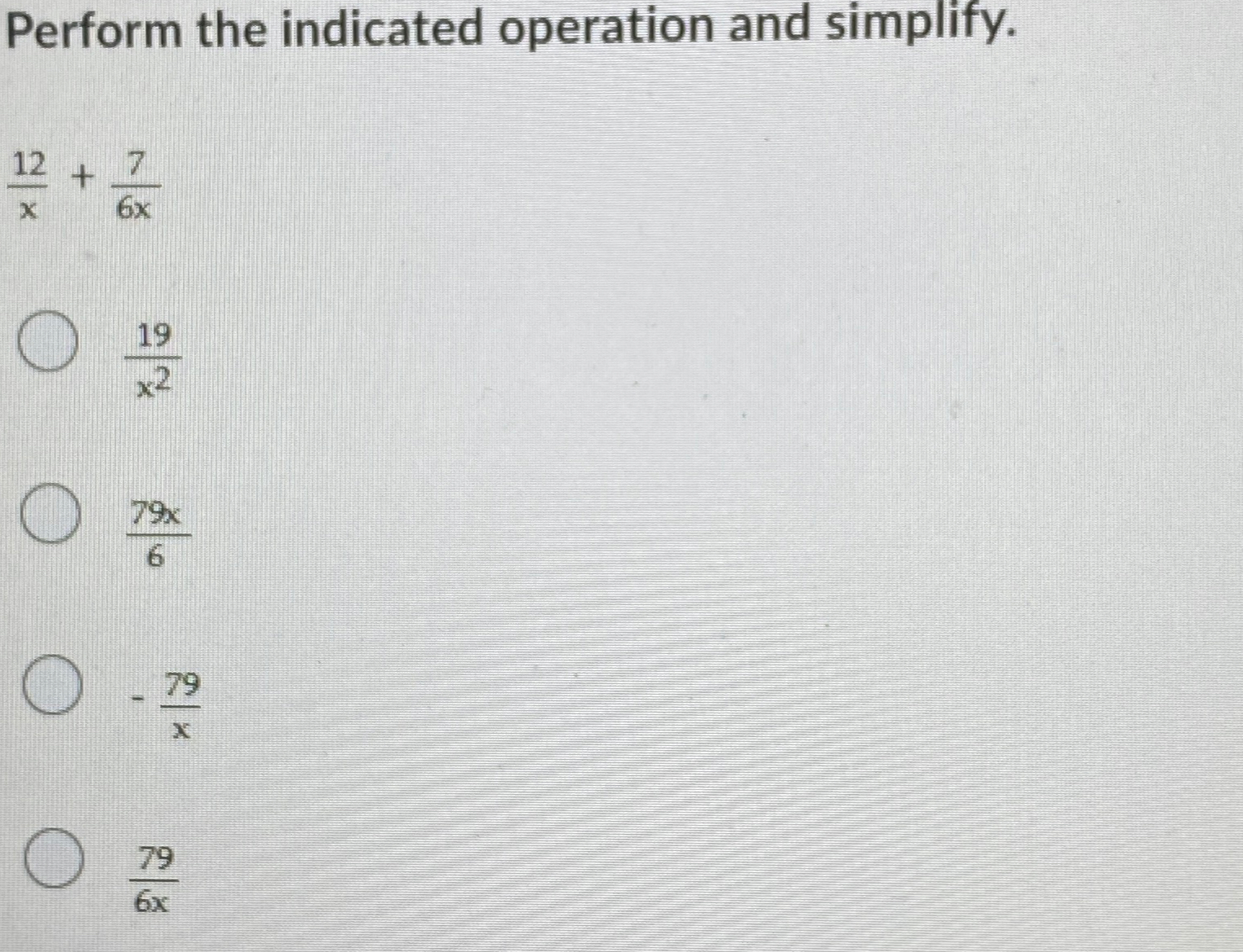 Solved Perform the indicated operation and | Chegg.com