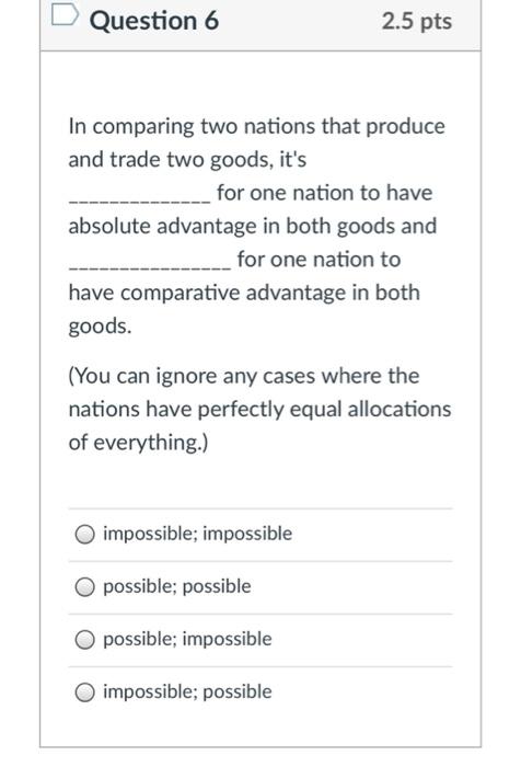 Solved Question 3 2.5 pts The major cause of inflation in | Chegg.com