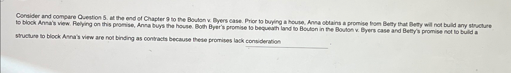 Solved Consider and compare Question 5. ﻿at the end of | Chegg.com