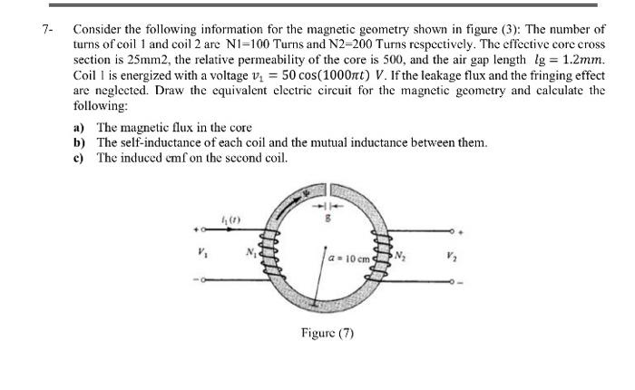 Solved Consider the following information for the magnetic | Chegg.com