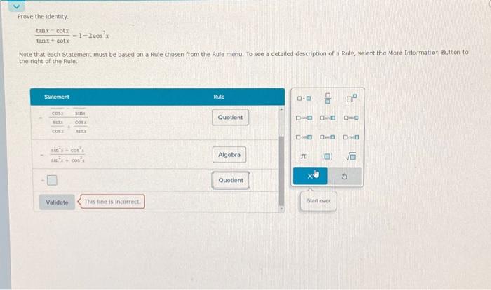 Solved Prove the identity. tanx cotx tanx+ cotx Note that | Chegg.com