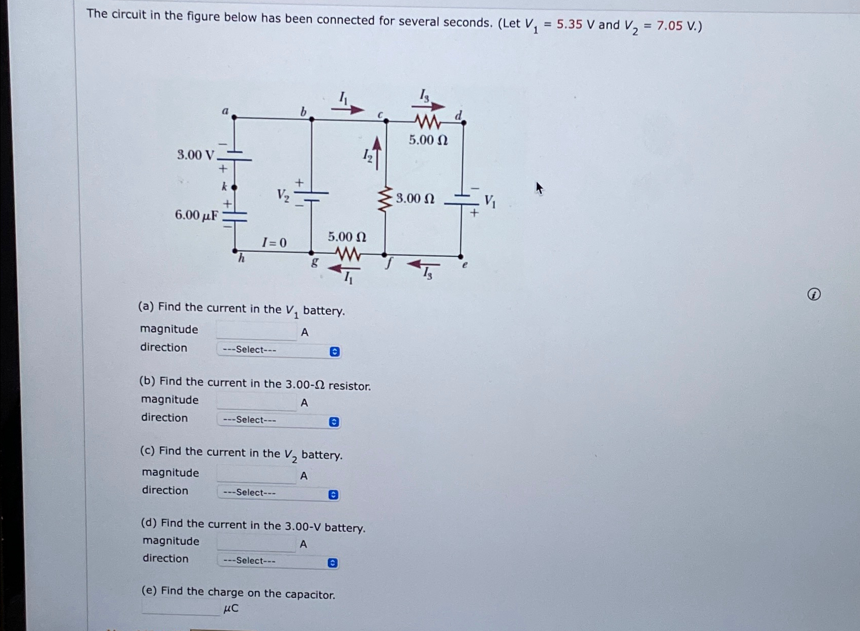 Solved The circuit in the figure below has been connected | Chegg.com