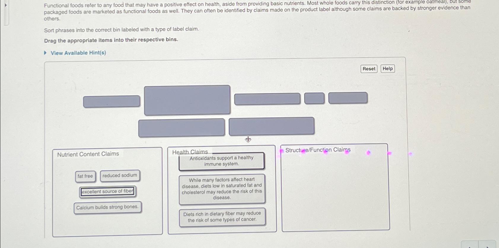 Solved others.Sort phrases into the correct bin labeled with | Chegg.com