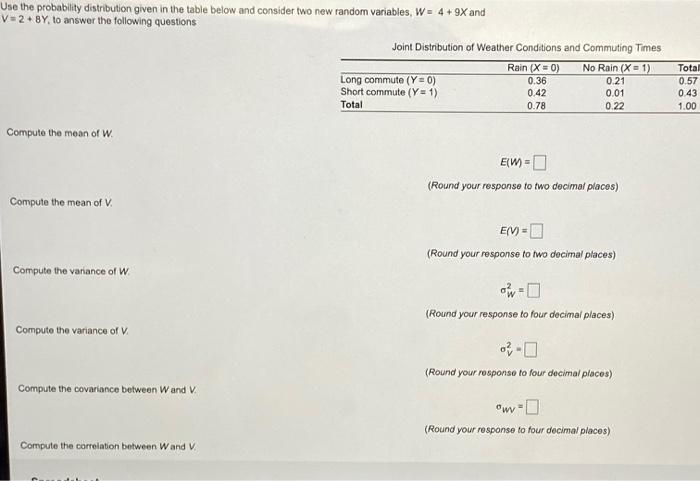 Solved Use the probability distribution given in the table | Chegg.com