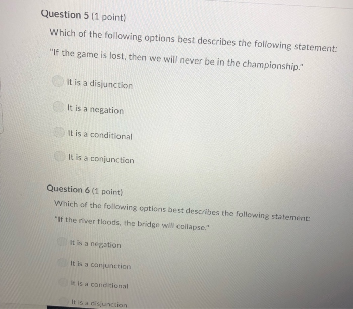 Solved Question 1 1 Point Which Of The Following Options Chegg Solved Question 1 1 Point Which Of The Following Options Chegg