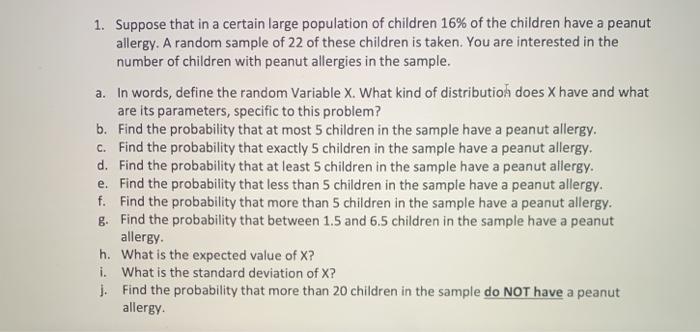 Solved 1. Suppose that in a certain large population of | Chegg.com