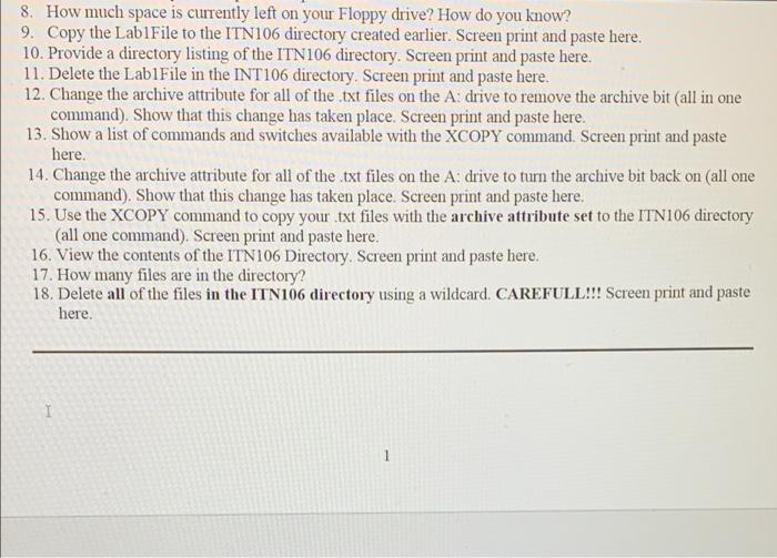 Solved 1 access the command prompt use the command line chegg