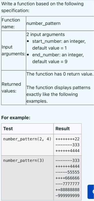 Solved Write a function based on the following | Chegg.com
