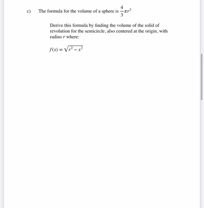 Solved 1. Find The Volume Of The Solid Of Revolution Formed | Chegg.com