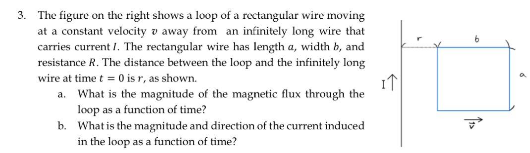 Solved The figure on the right shows a loop of a rectangular | Chegg.com