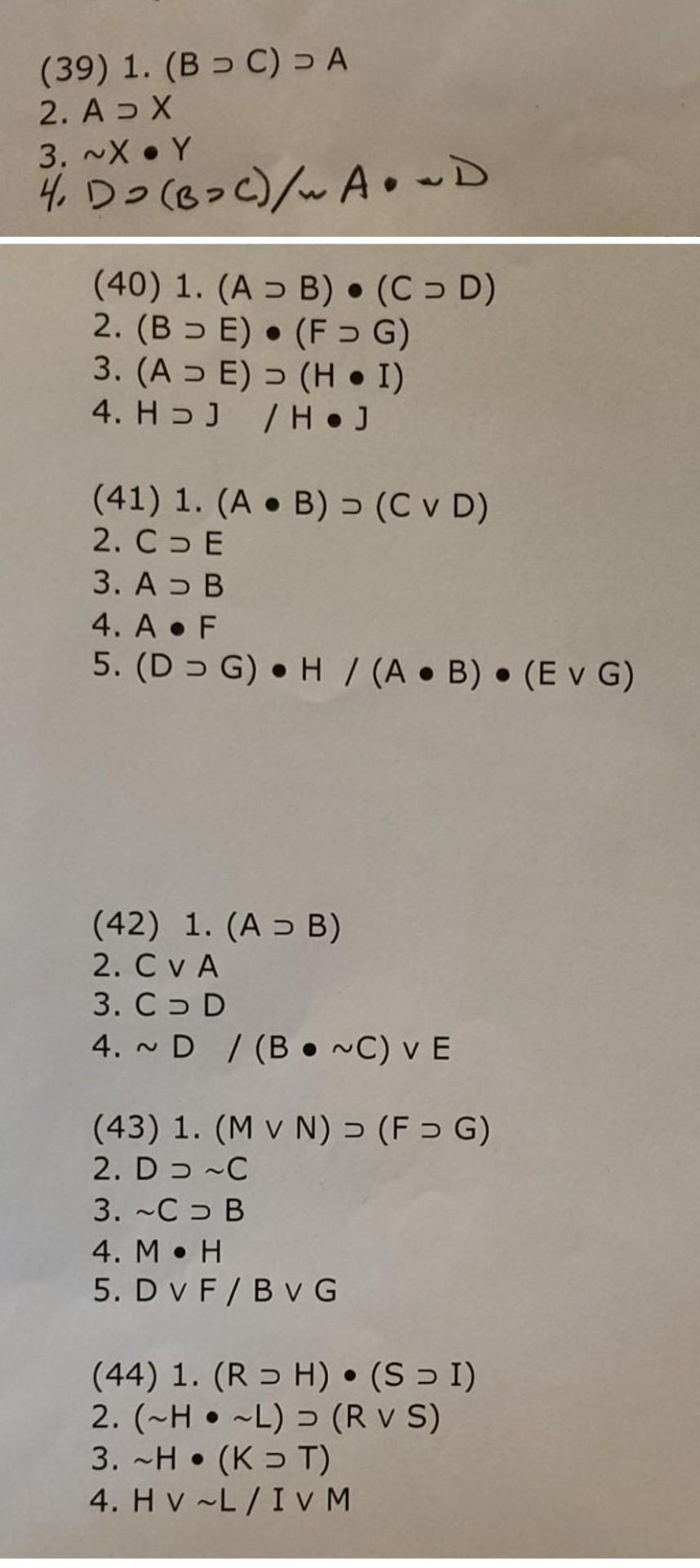 Solved 31 1 X Y V Z W 2 Xoyl 3 L M 4 Z Chegg Com