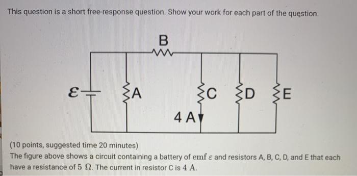 Solved This question is a short free-response question. Show | Chegg.com