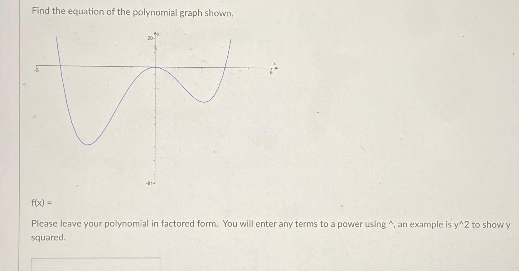 how to find factors of polynomial graph