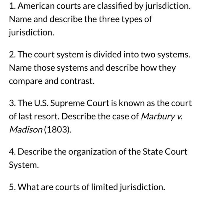 Describe the jurisdiction of the 2024 supreme court