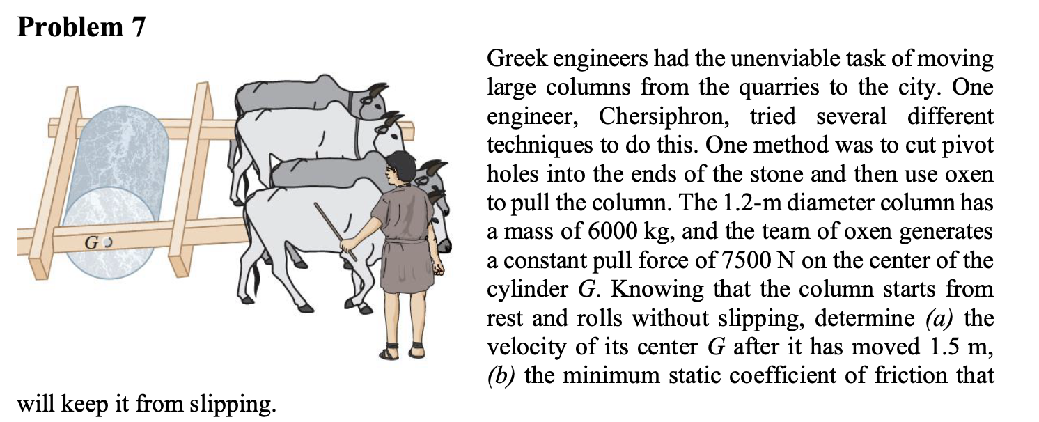 Greek Engineering. Levels Solved Problem 7Greek engineers had the unenviable task of | Chegg.com