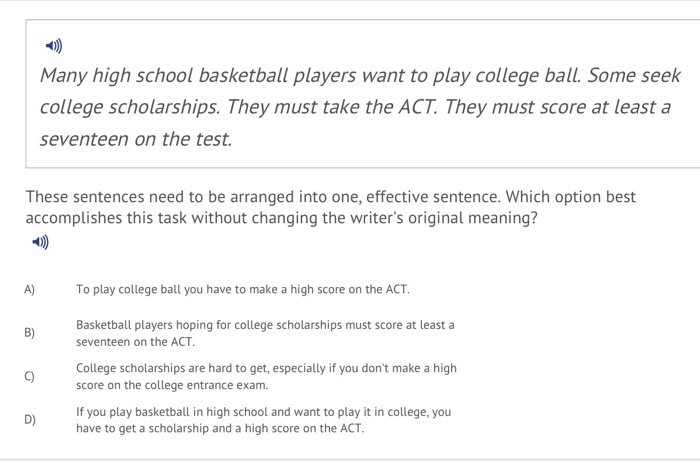 Solved Many High School Basketball Players Want To Play Chegg Com