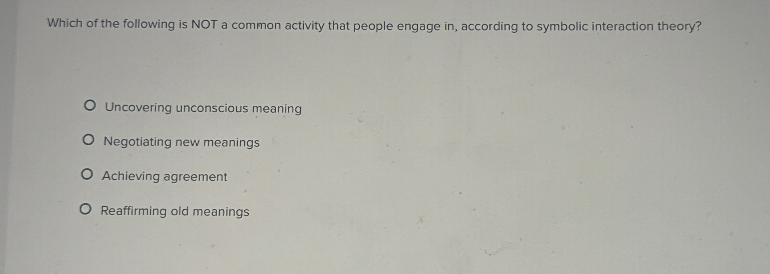 Solved Which of the following is NOT a common activity that | Chegg.com