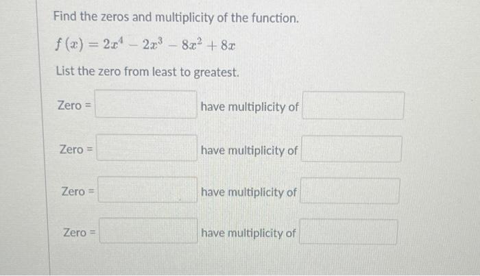 homework 4 zeros and multiplicity