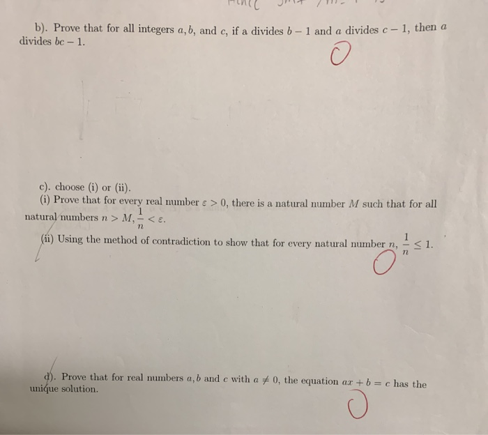 Solved B). Prove That For All Integers A, B, And C, If A | Chegg.com