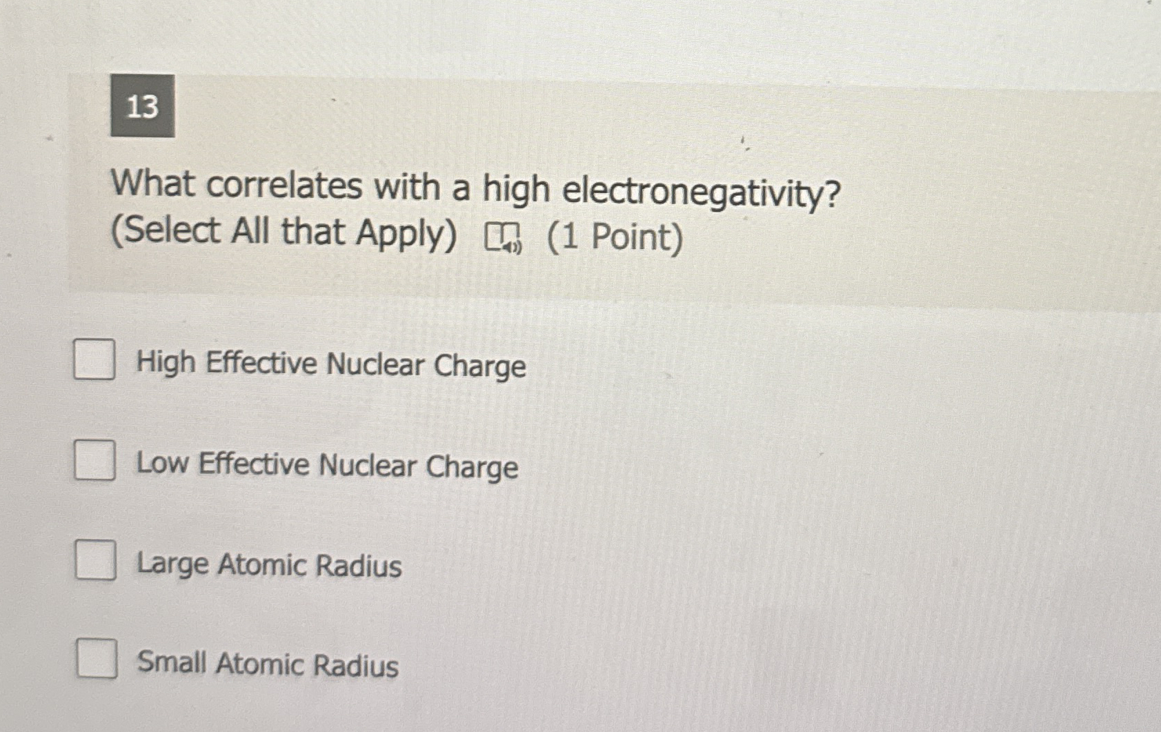 Solved 13What correlates with a high | Chegg.com