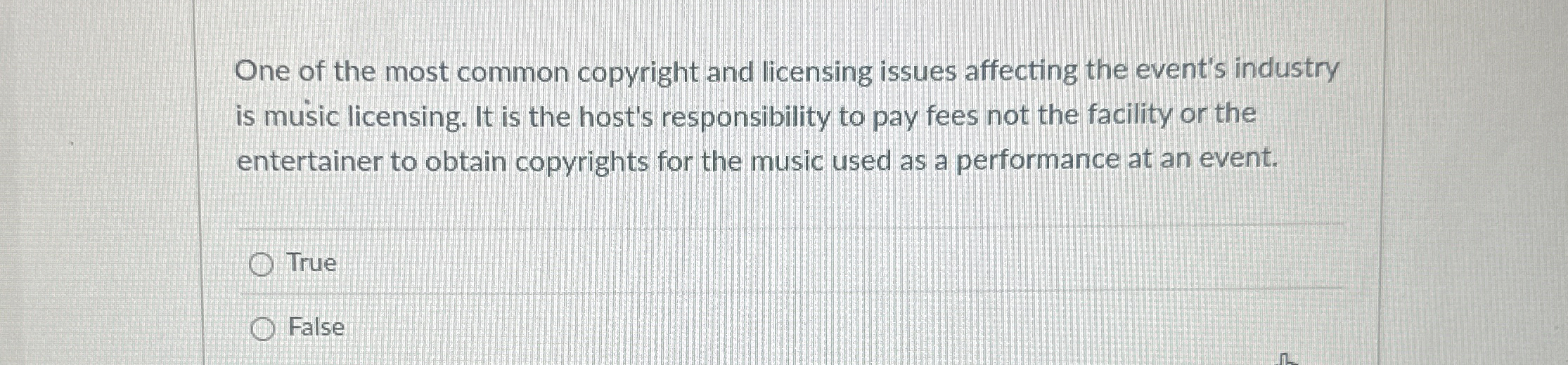 Solved One of the most common copyright and licensing issues | Chegg.com