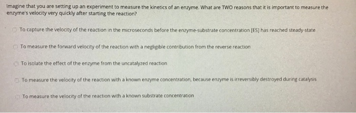 Solved Imagine that you are setting up an experiment to | Chegg.com