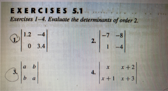 Solved Exercises 5 1 Exercises 1 4 Evaluate The Chegg Solved Exercises 5 1 Exercises 1 4 Evaluate The Chegg