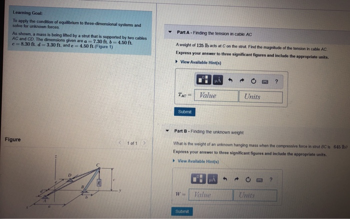 Solved Learning Goal: To apply the condition of equilibrium | Chegg.com