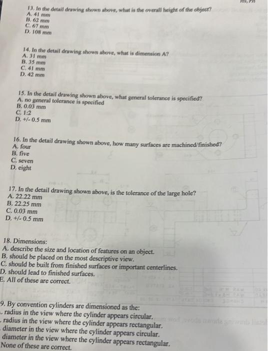 12. In the detail drawing shown above, how many holes