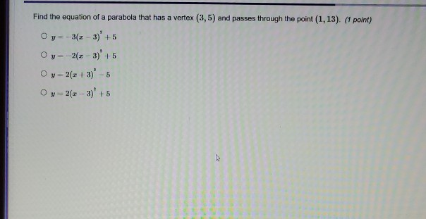 How To Find A Quadratic Equation When Given Three Points - Tessshebaylo