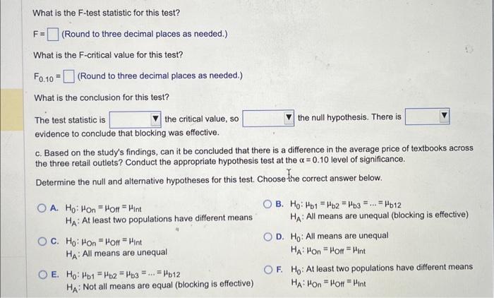 Solved A study was conducted to determine if differences in | Chegg.com