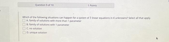 Solved Which of the following situations can happen for a | Chegg.com