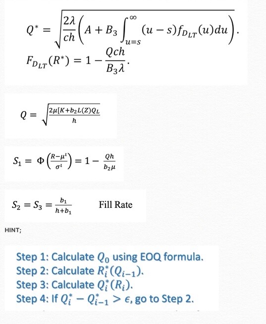 Solved Q1 Annual Demand 191 M2 Backorder Cost 66 66 Chegg Com