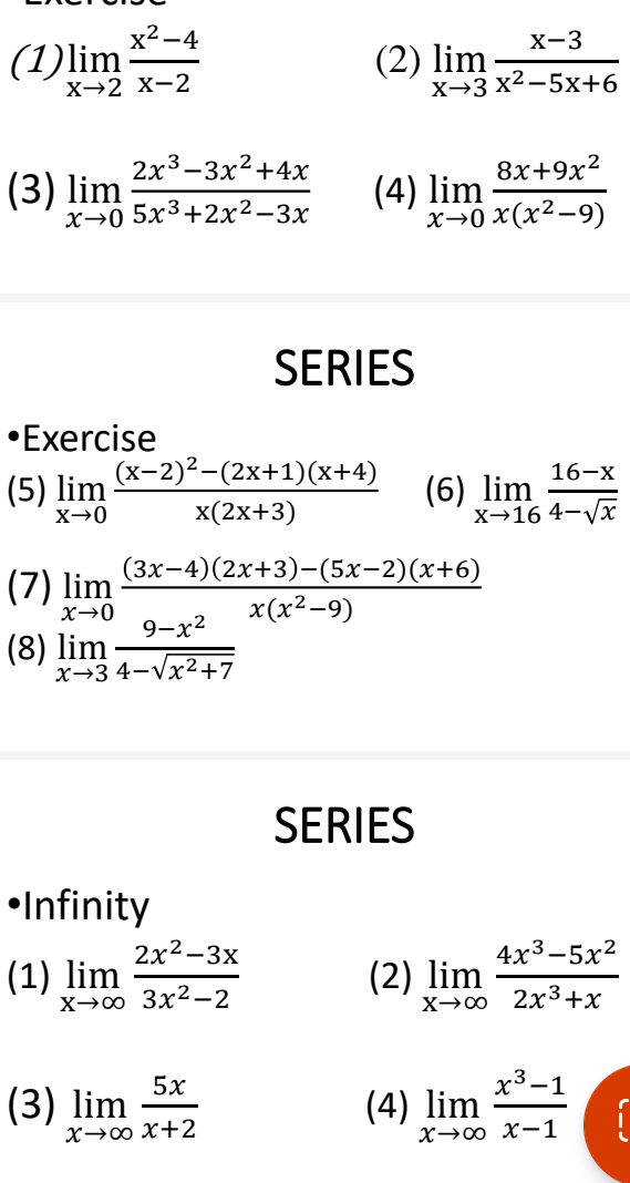 lim x → 3 x 2 5x 6 3x 2 9x