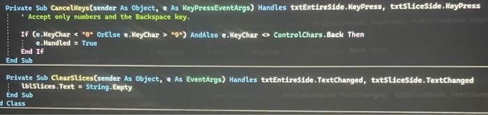 Solved Visual Basic Help.Troubleshoot and correct the issues | Chegg.com