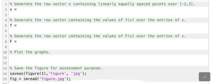 Solved how to write the code in Matlab so that the output of | Chegg.com